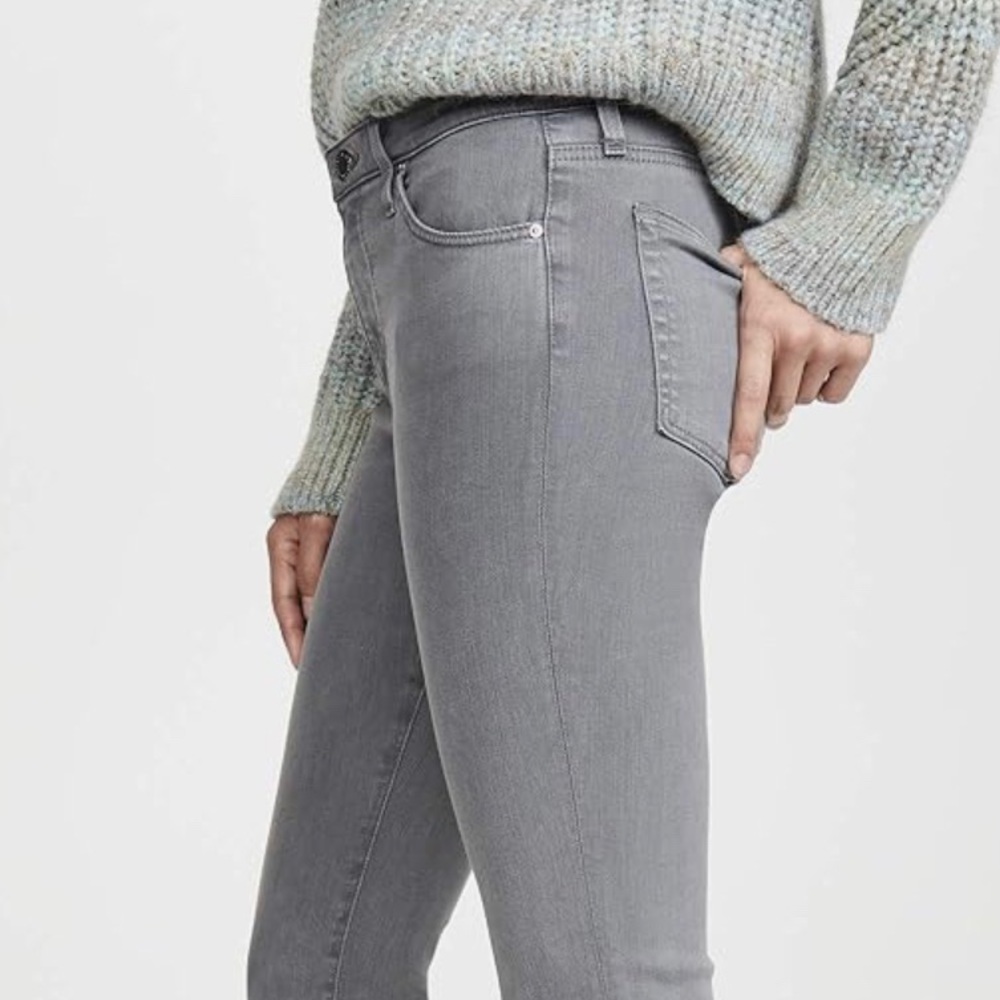 AG Jodi Hi Rise Slim Crop Flare jeans gray - Picture 3 of 12